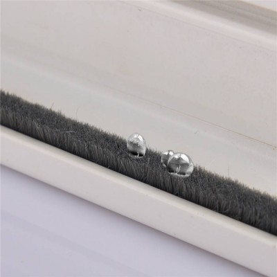 For Aluminium /UPVC doors and window sealing silicone waterproof weather strip brush